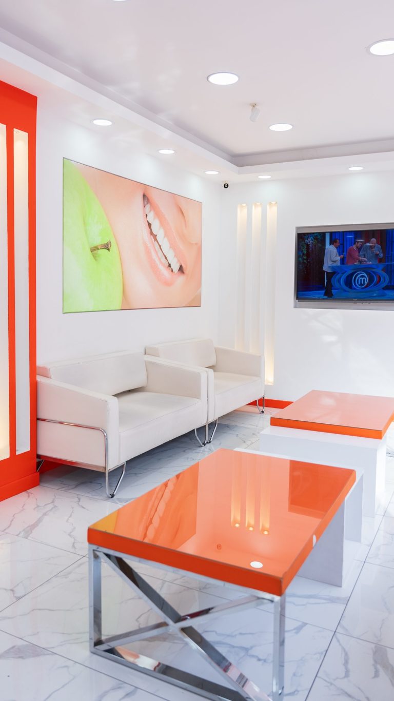 Patient waiting area at AvrupaDent
